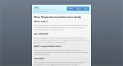 Desktop Screenshot of docu.jagregory.com