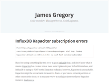 Tablet Screenshot of jagregory.com